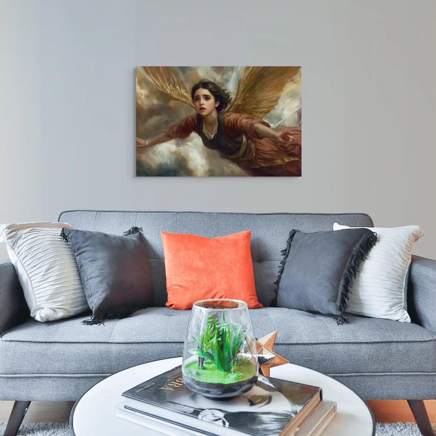 Tableau Baroque - Envol Angélique Affiches, reproductions et œuvres graphiques Art Virtuoso