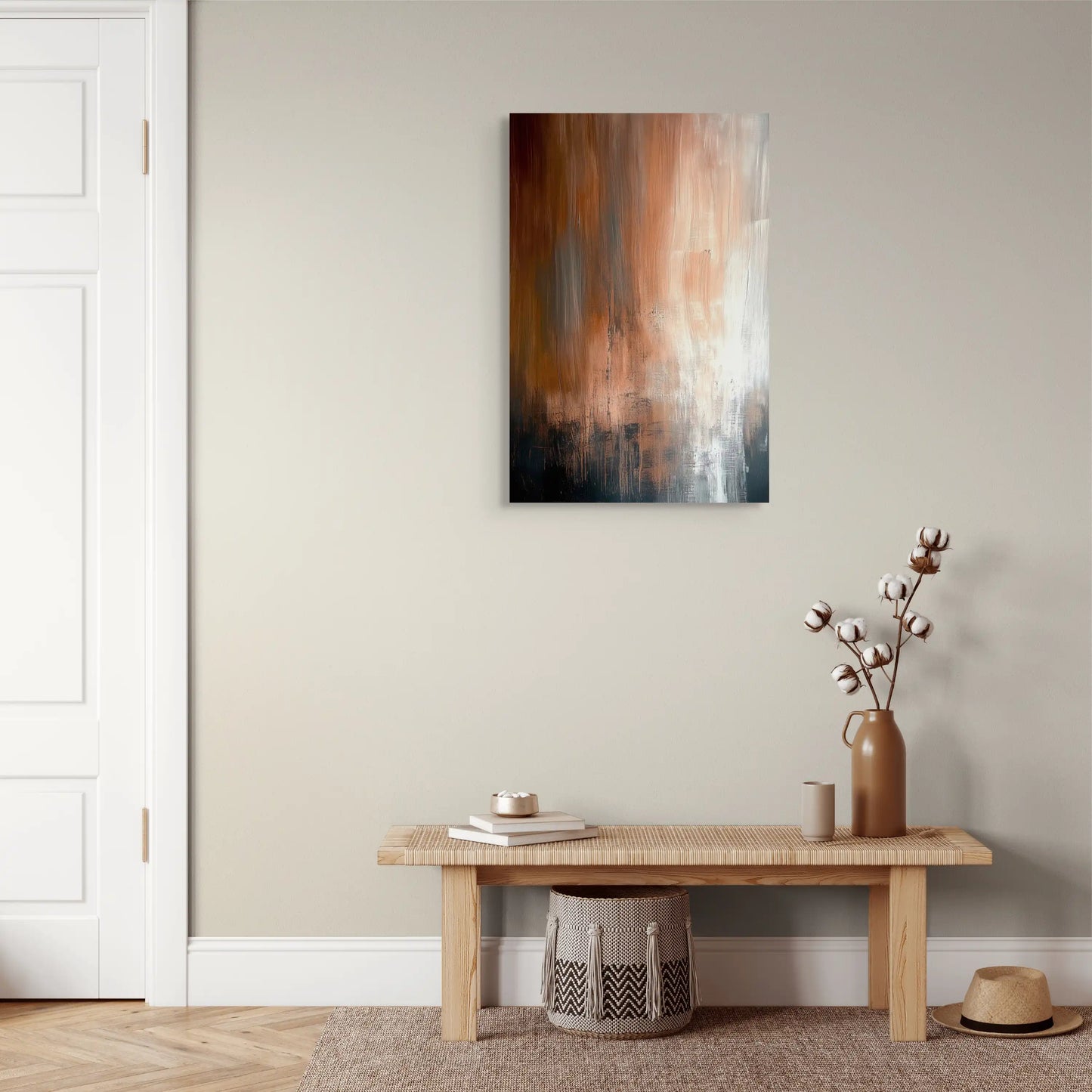 Tableau Beige Brun - Reflets d'Automne Affiches, reproductions et œuvres graphiques Art Virtuoso