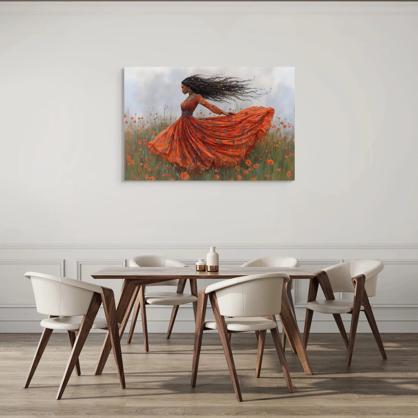 Tableau Bohémienne - Évasion en couleur Affiches, reproductions et œuvres graphiques Art Virtuoso