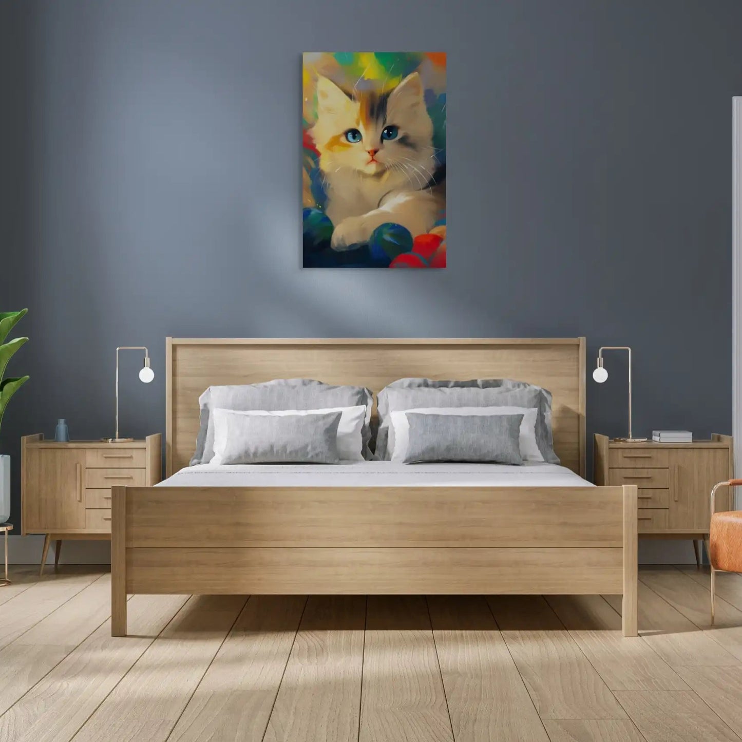 Tableau Chaton - Regard d'Innocence Affiches, reproductions et œuvres graphiques Art Virtuoso