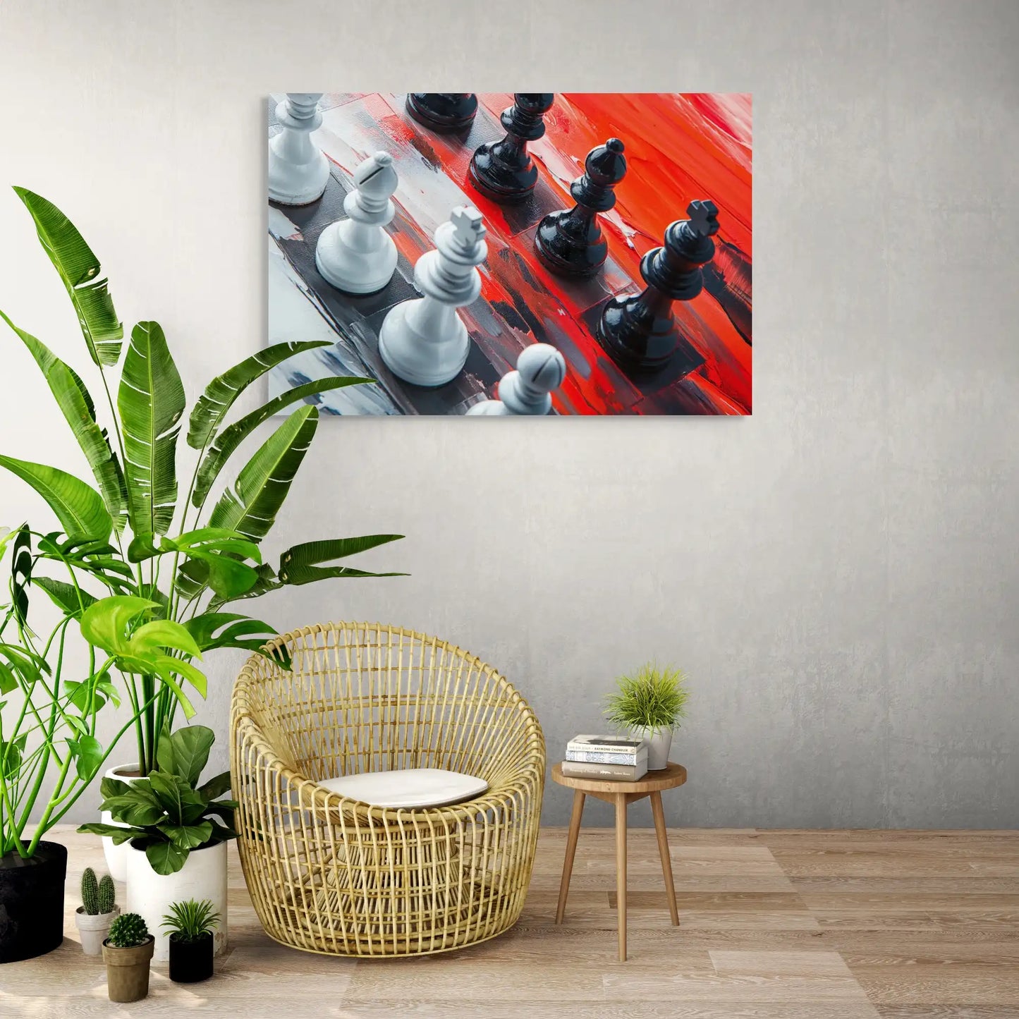 Tableau Échecs en Duel Affiches, reproductions et œuvres graphiques Art Virtuoso