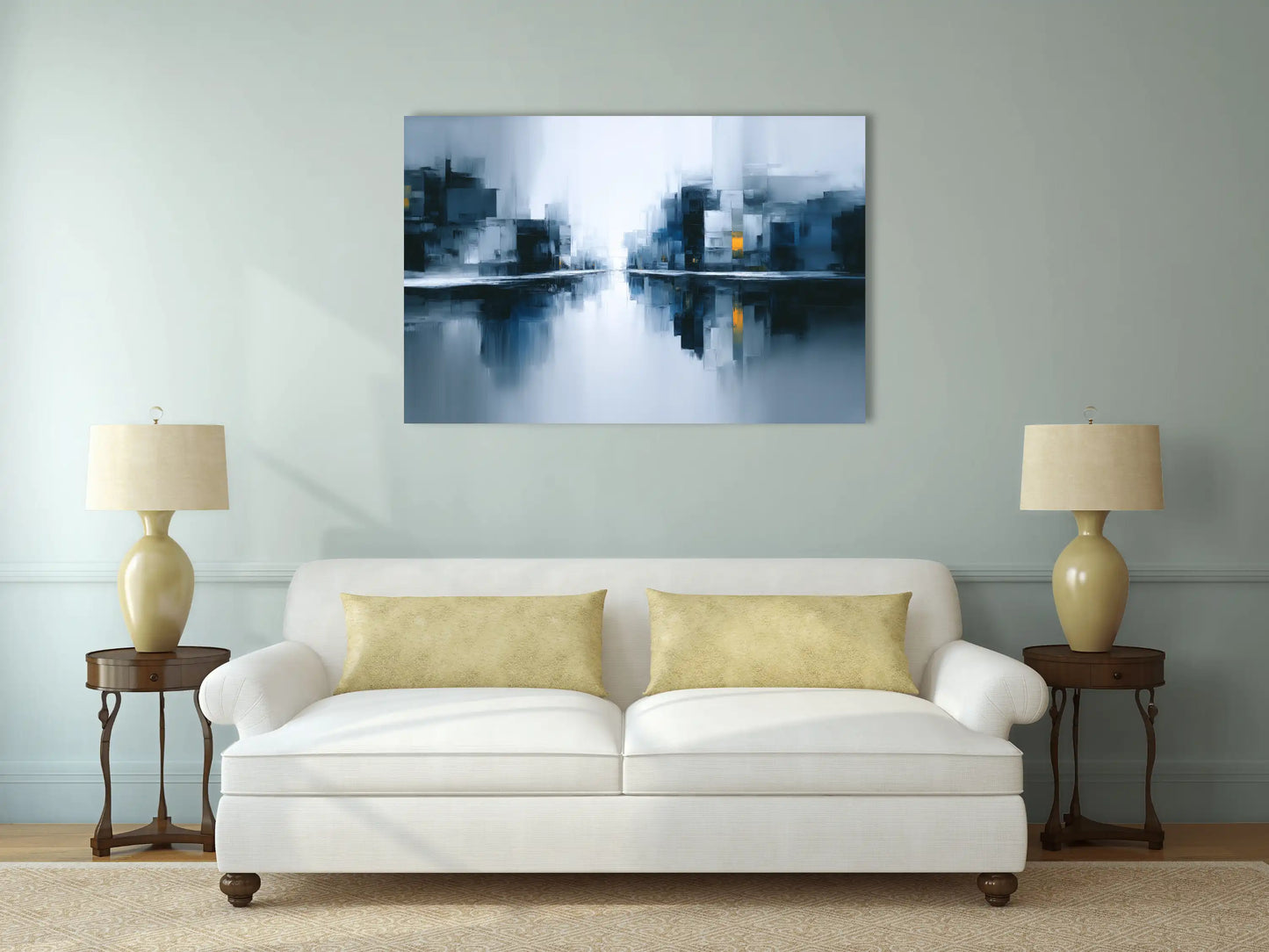 Tableau Contemporain Grand Format - Reflets Urbains