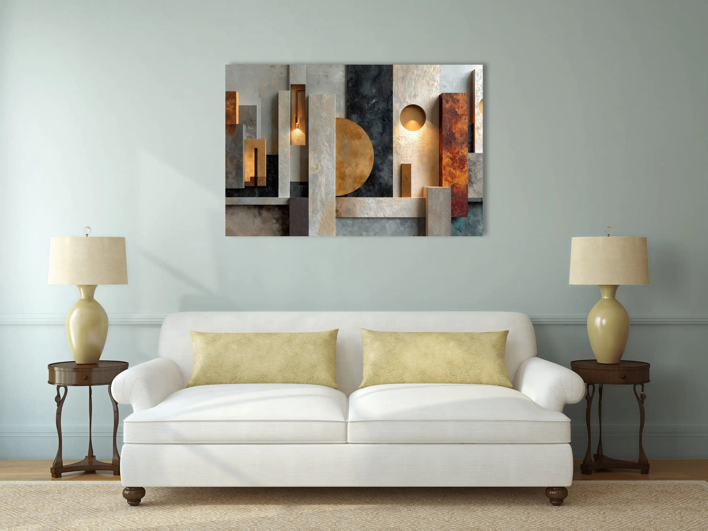 Tableau Contemporain Très Tendance - Architecture Lumineuse