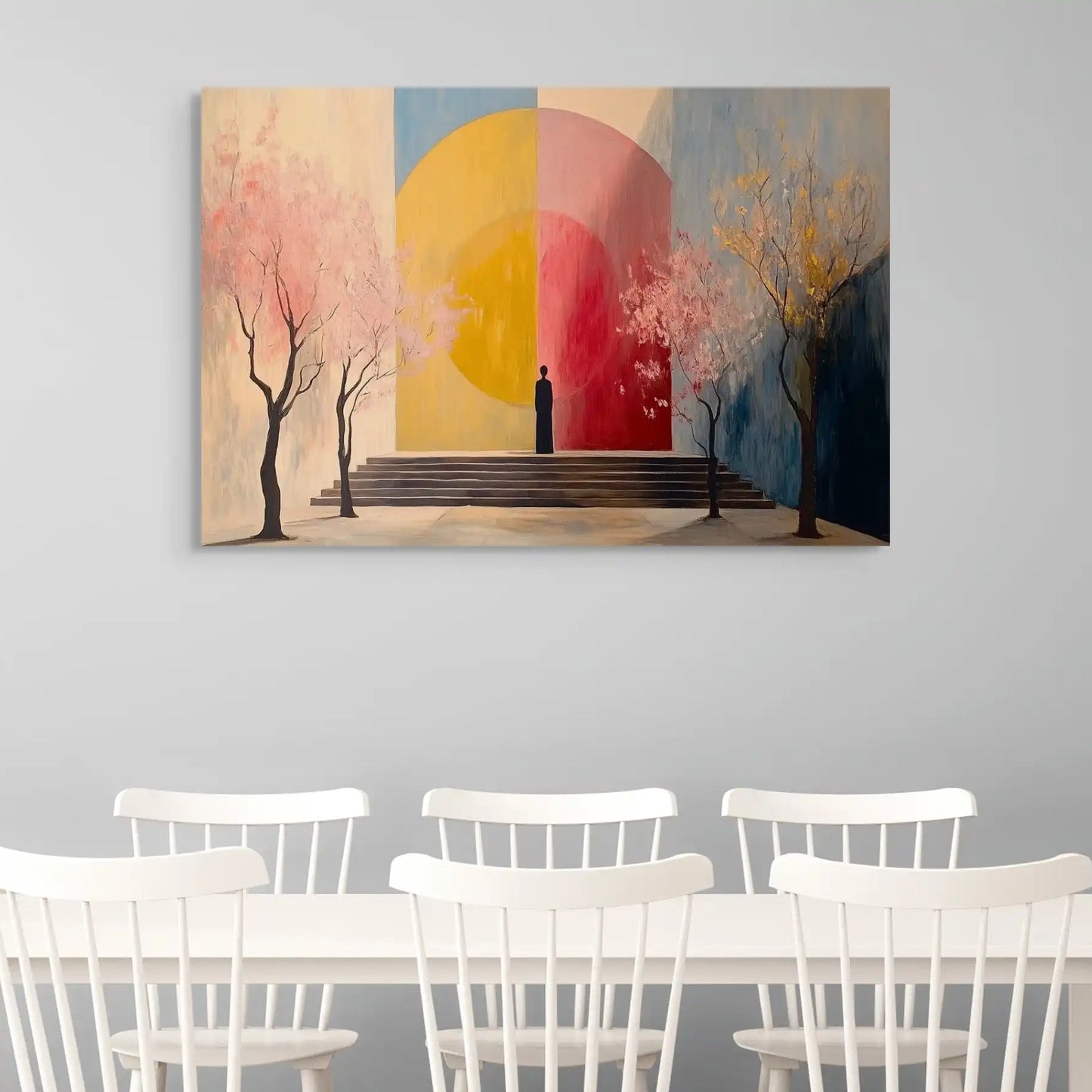 Tableau Couleur Scandinave - Contemplation Affiches, reproductions et œuvres graphiques Art Virtuoso