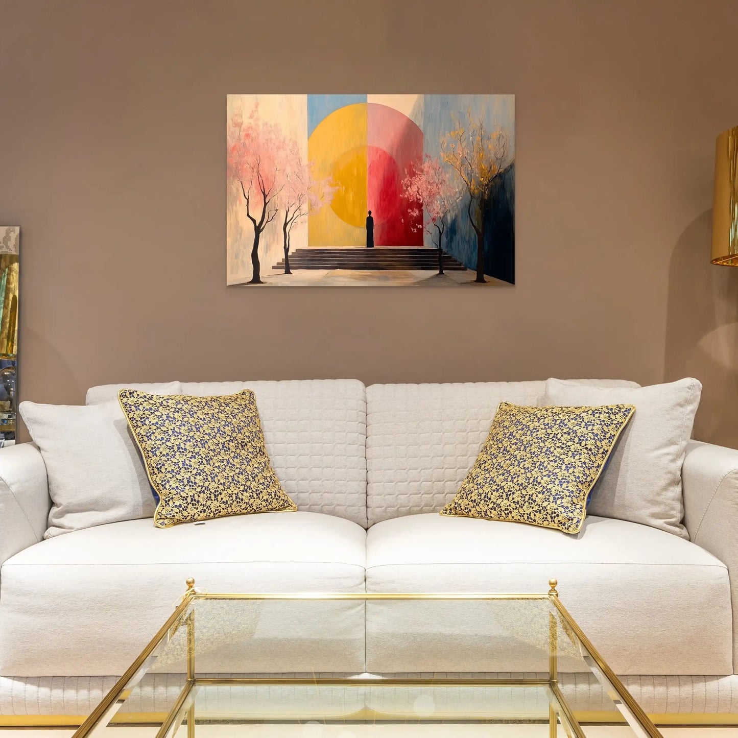 Tableau Couleur Scandinave - Contemplation Affiches, reproductions et œuvres graphiques Art Virtuoso