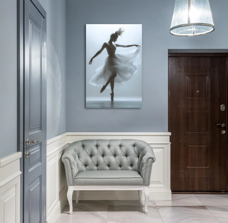Classical ballerina canvas print: Airy Elegy