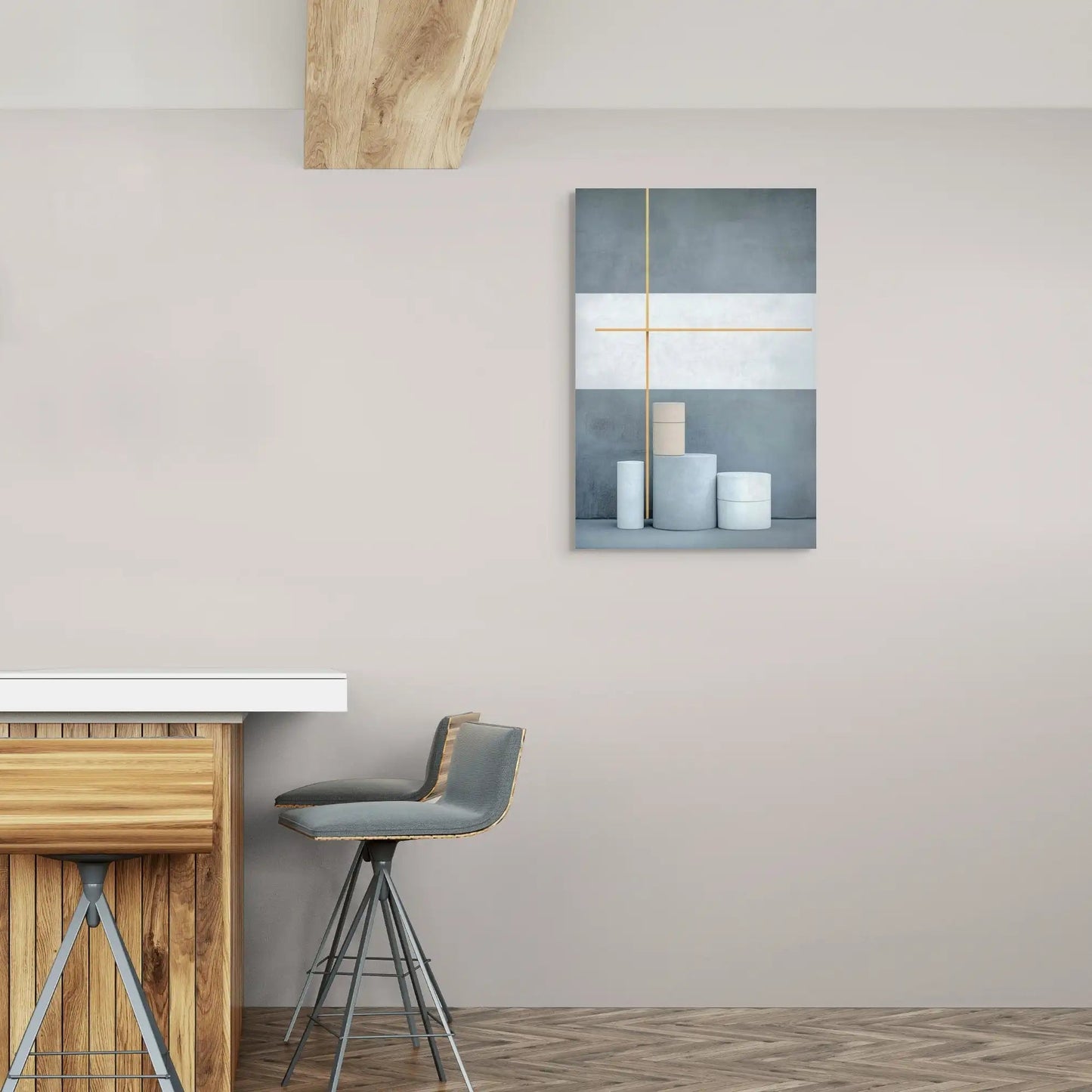 Tableau Déco - Bureau Épuré Affiches, reproductions et œuvres graphiques Art Virtuoso