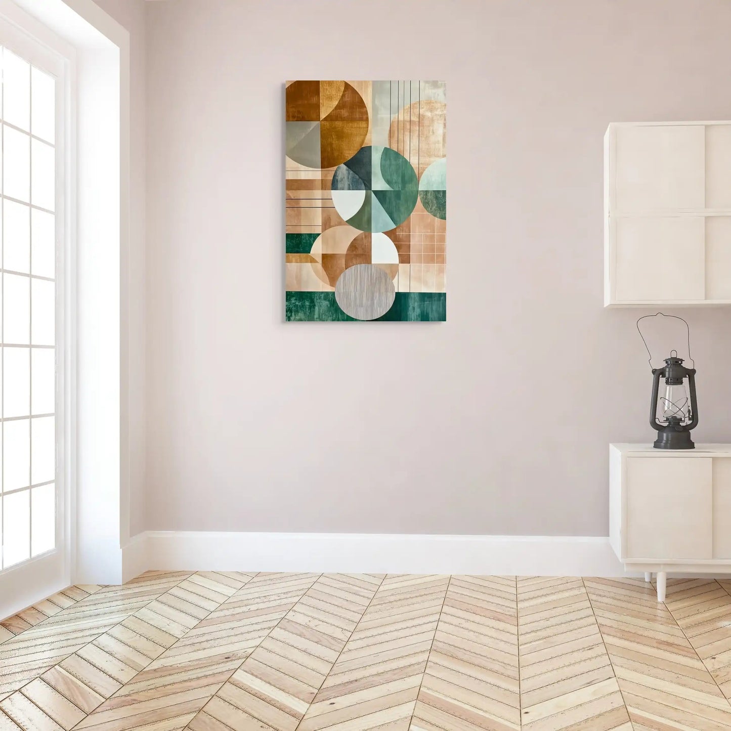 Tableau Déco Maison Scandinave - Circles Affiches, reproductions et œuvres graphiques Art Virtuoso