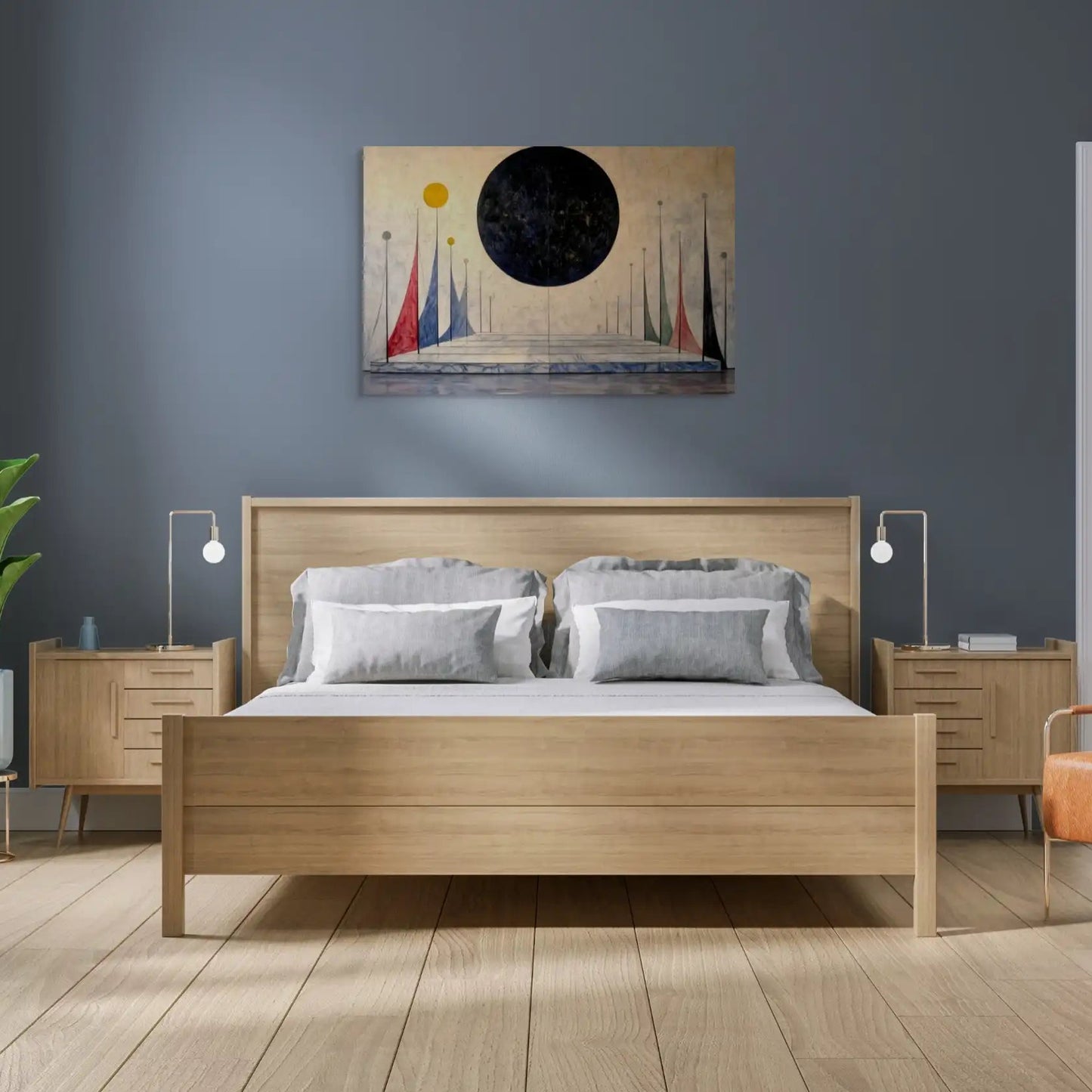 Tableau Décoration Scandinave - Eclipse Lunaire Affiches, reproductions et œuvres graphiques Art Virtuoso