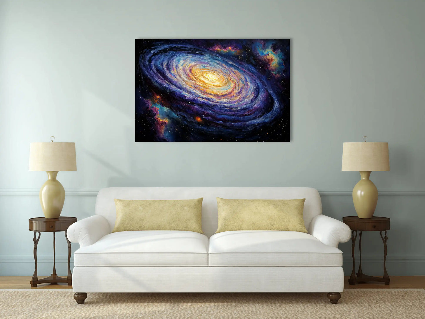 Tableau Galaxie Spirale : Vortex Cosmique
