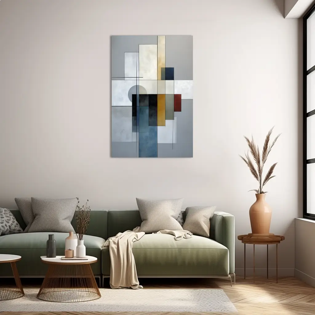 Tableau Géométrique Style Moderne