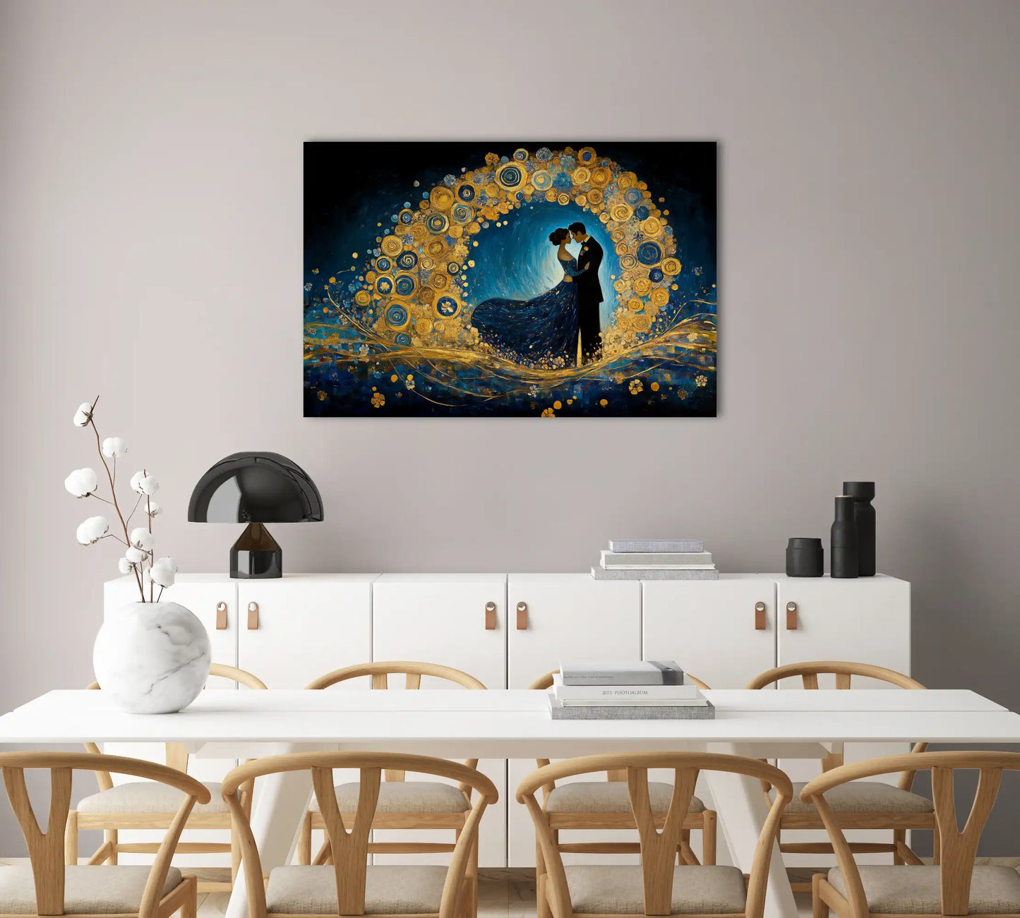 Tableau Glamour Chic : Valse Étoilée