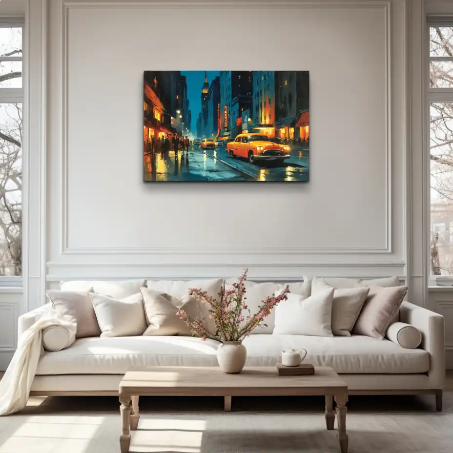 Tableau Horizontal New York : Rue Vintage