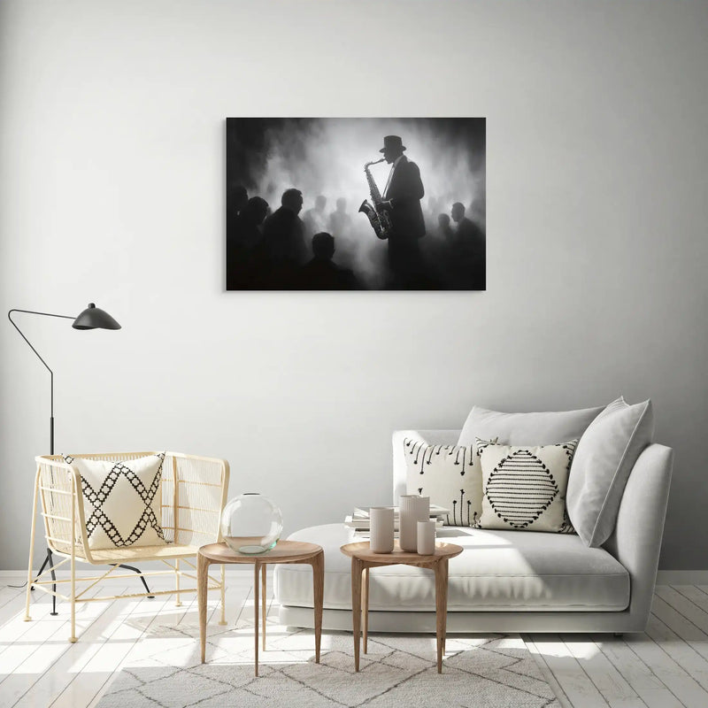 Tableau Jazz Noir et Blanc Affiches, reproductions et œuvres graphiques Art Virtuoso