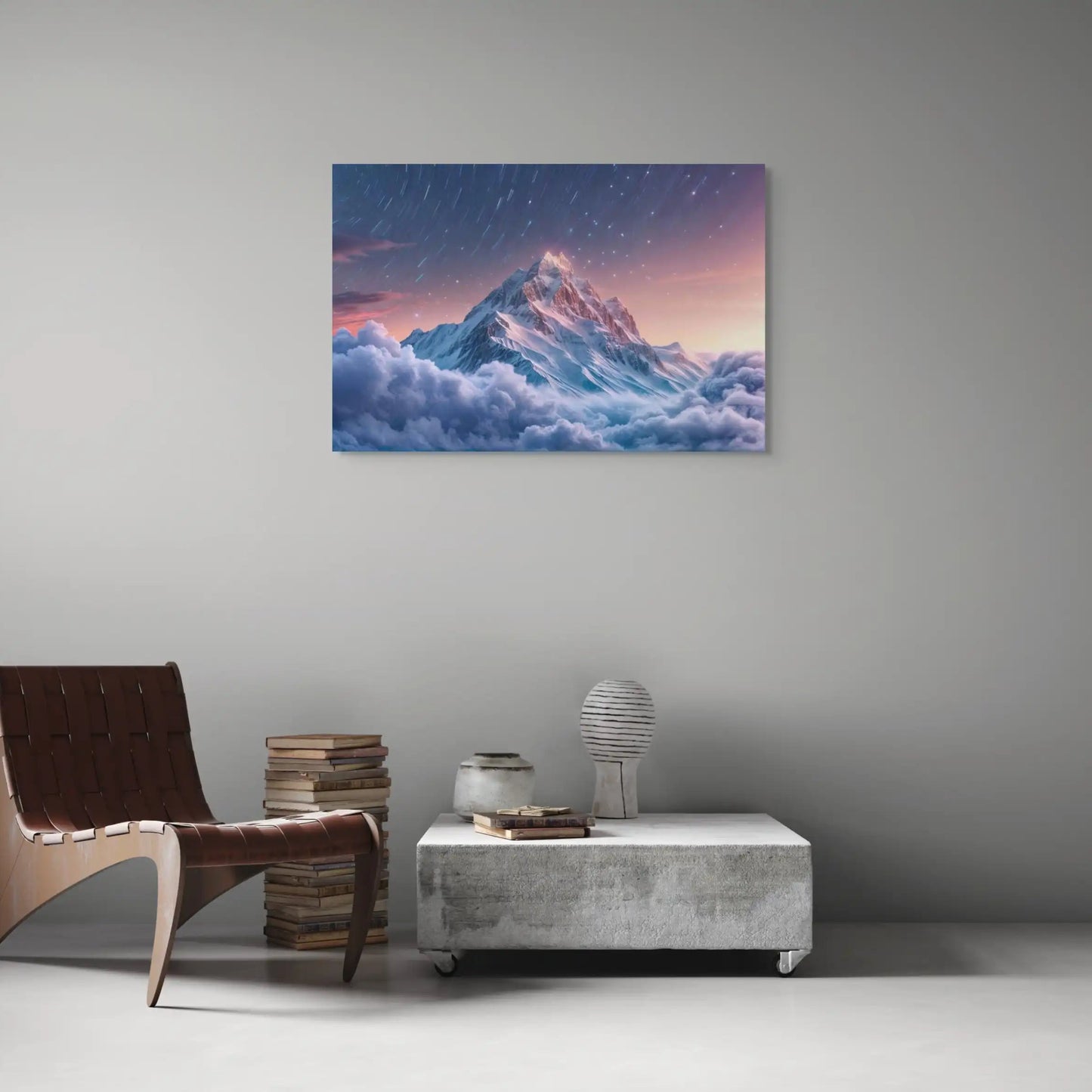 Tableau Moderne - Montagne Majestueuse Art Virtuoso