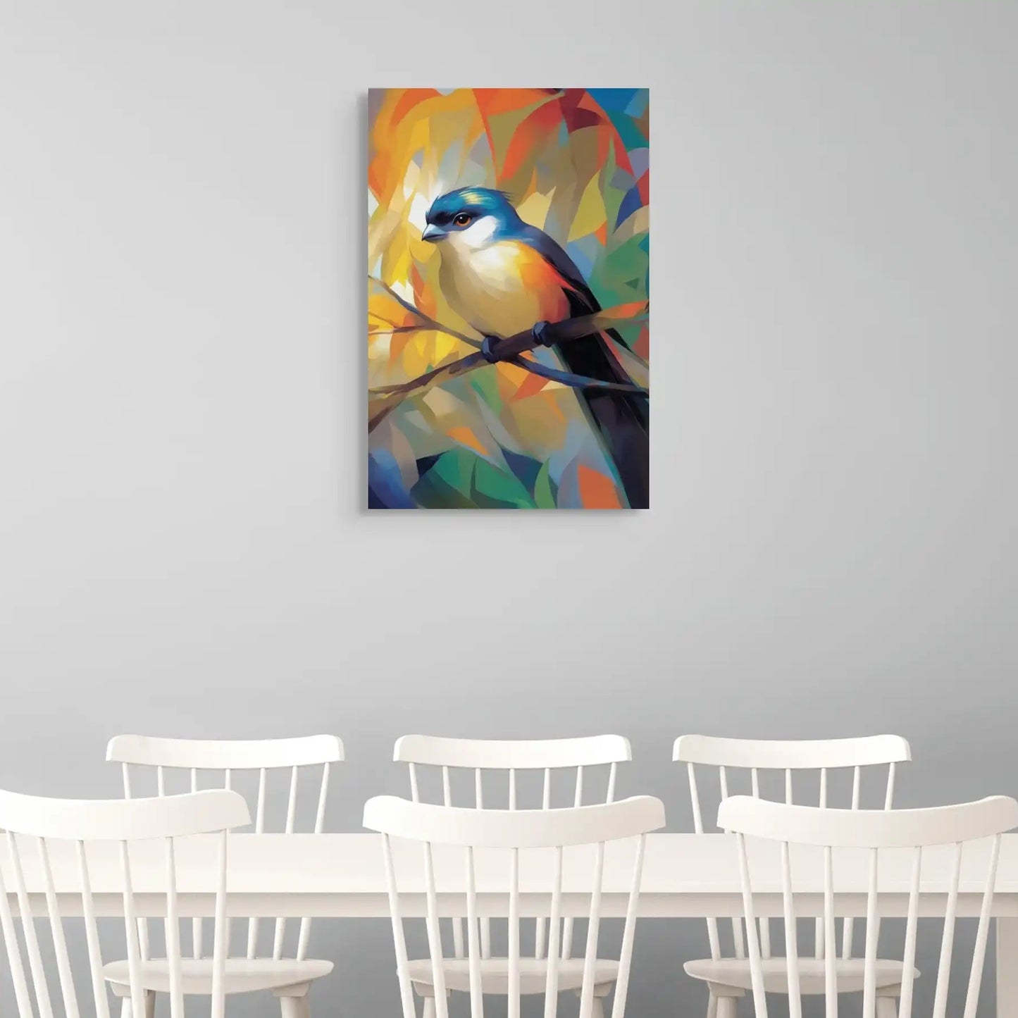 Tableau Moineau - Éclat d'Automne Affiches, reproductions et œuvres graphiques Art Virtuoso