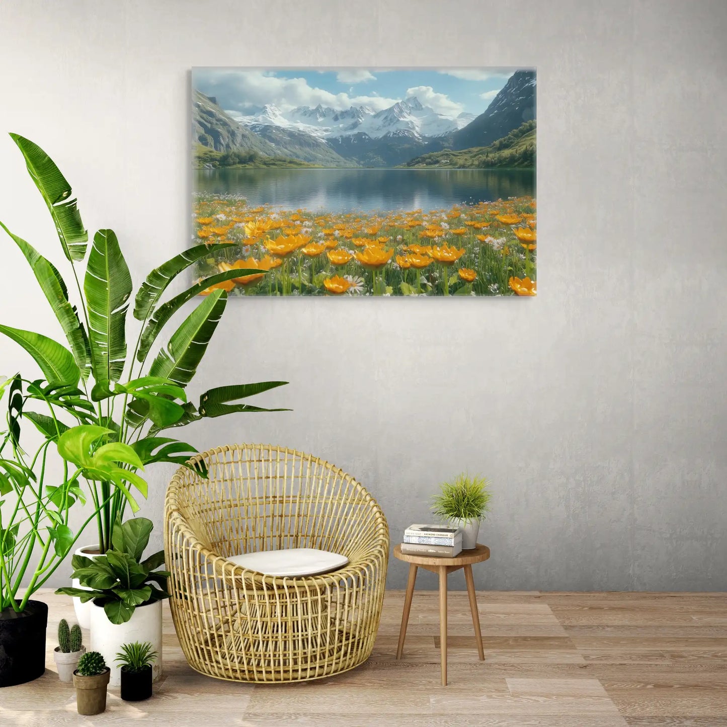 Tableau Nature Paysage - Lac Alpin Affiches, reproductions et œuvres graphiques Art Virtuoso