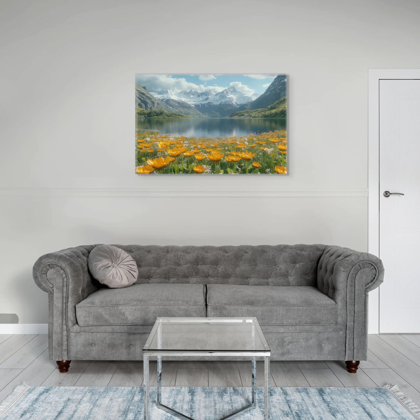 Tableau Nature Paysage - Lac Alpin Affiches, reproductions et œuvres graphiques Art Virtuoso