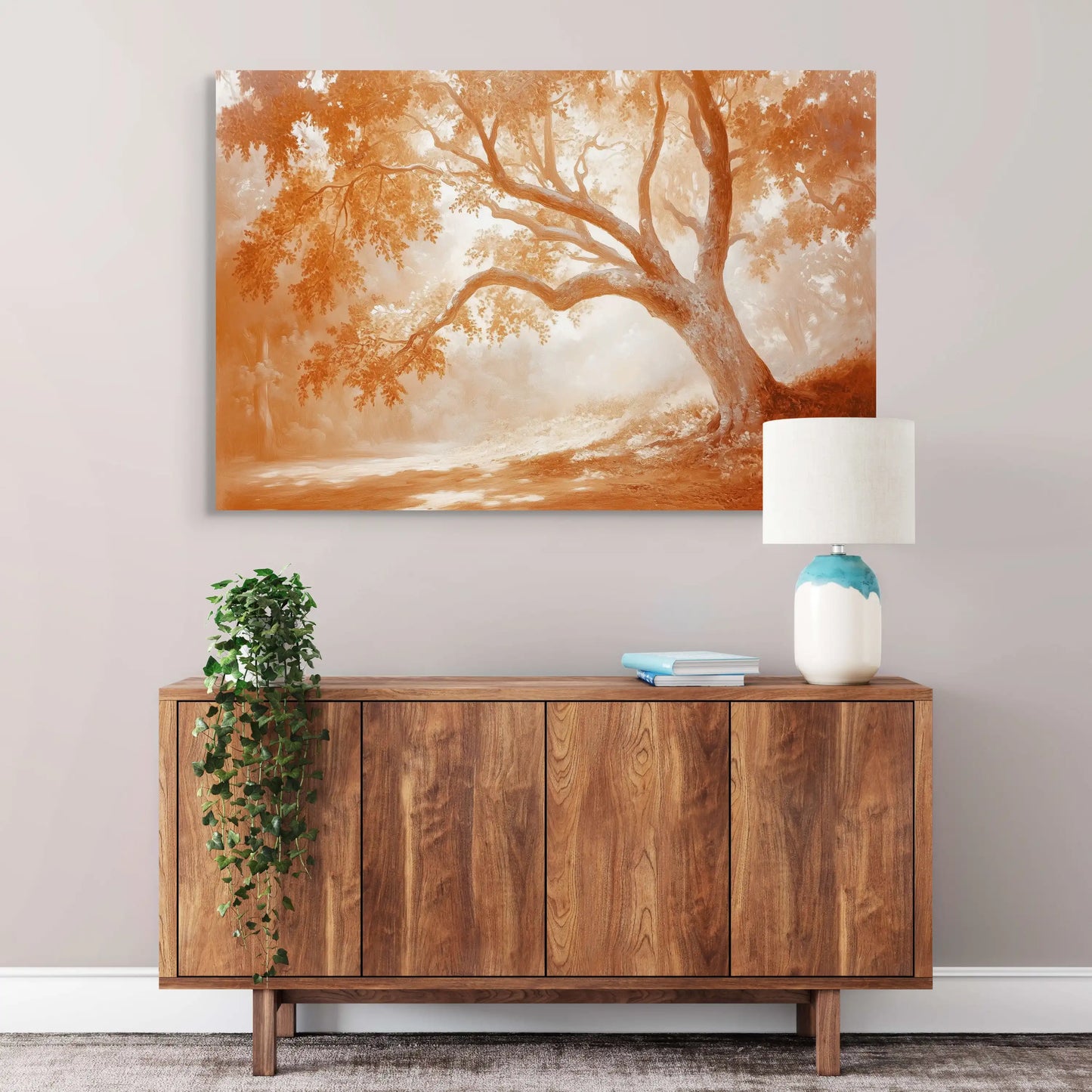 Tableau Nature Terracotta - Éveil des Sens Affiches, reproductions et œuvres graphiques Art Virtuoso