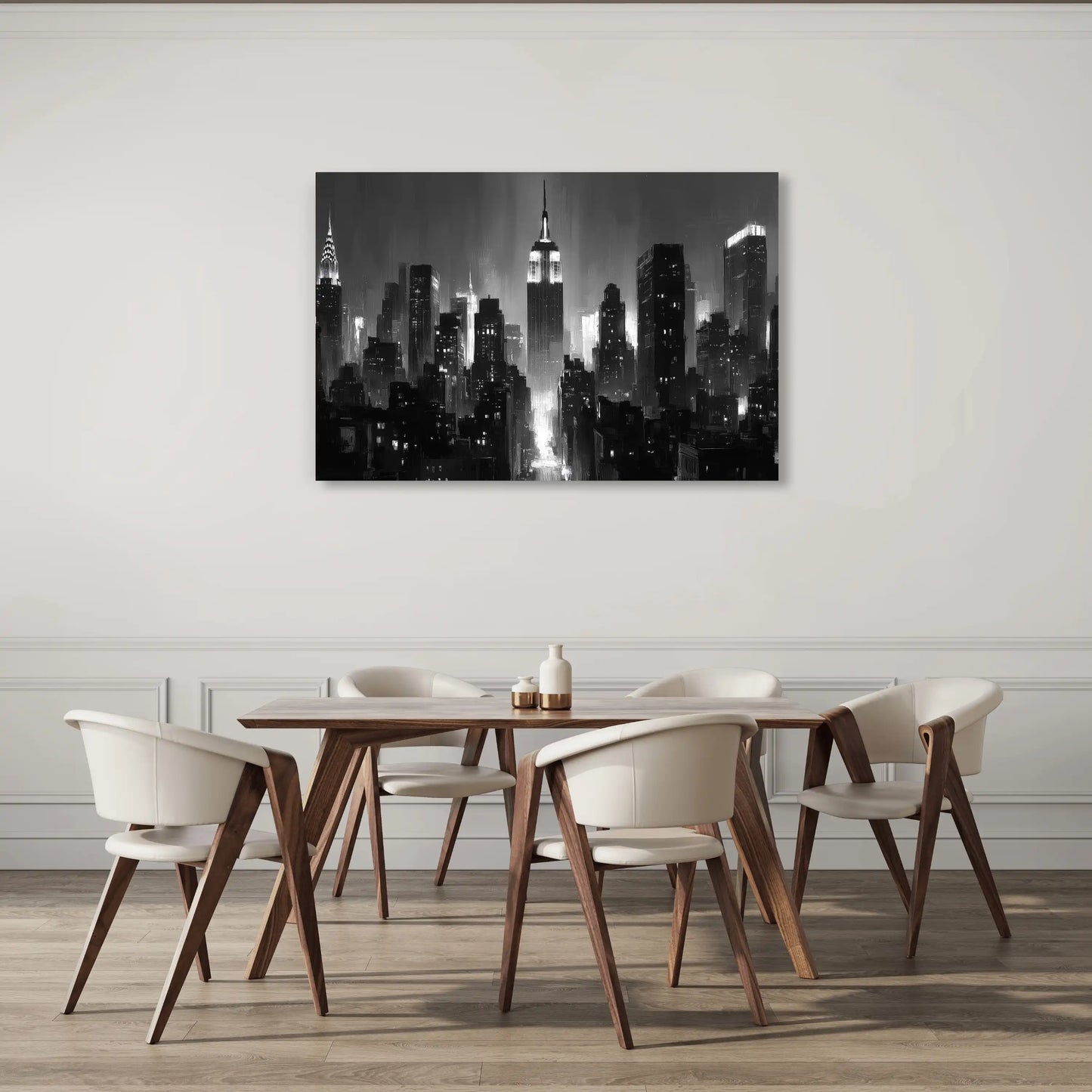 Tableau New York Noir et Blanc : Élégance Intemporelle