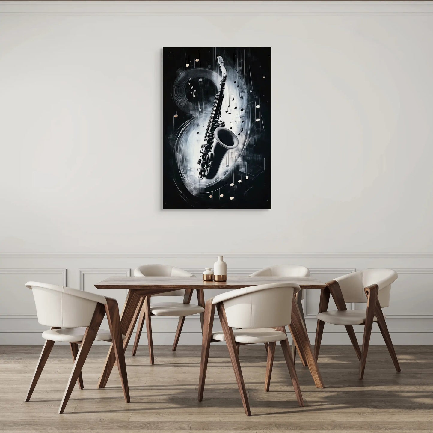 Tableau Noir et Blanc - Musique Déco Affiches, reproductions et œuvres graphiques Art Virtuoso