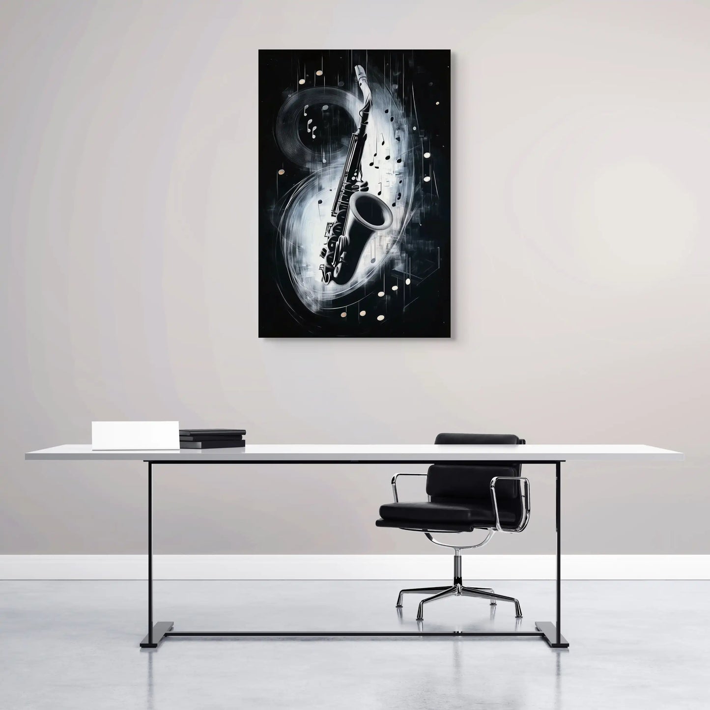 Tableau Noir et Blanc - Musique Déco Affiches, reproductions et œuvres graphiques Art Virtuoso