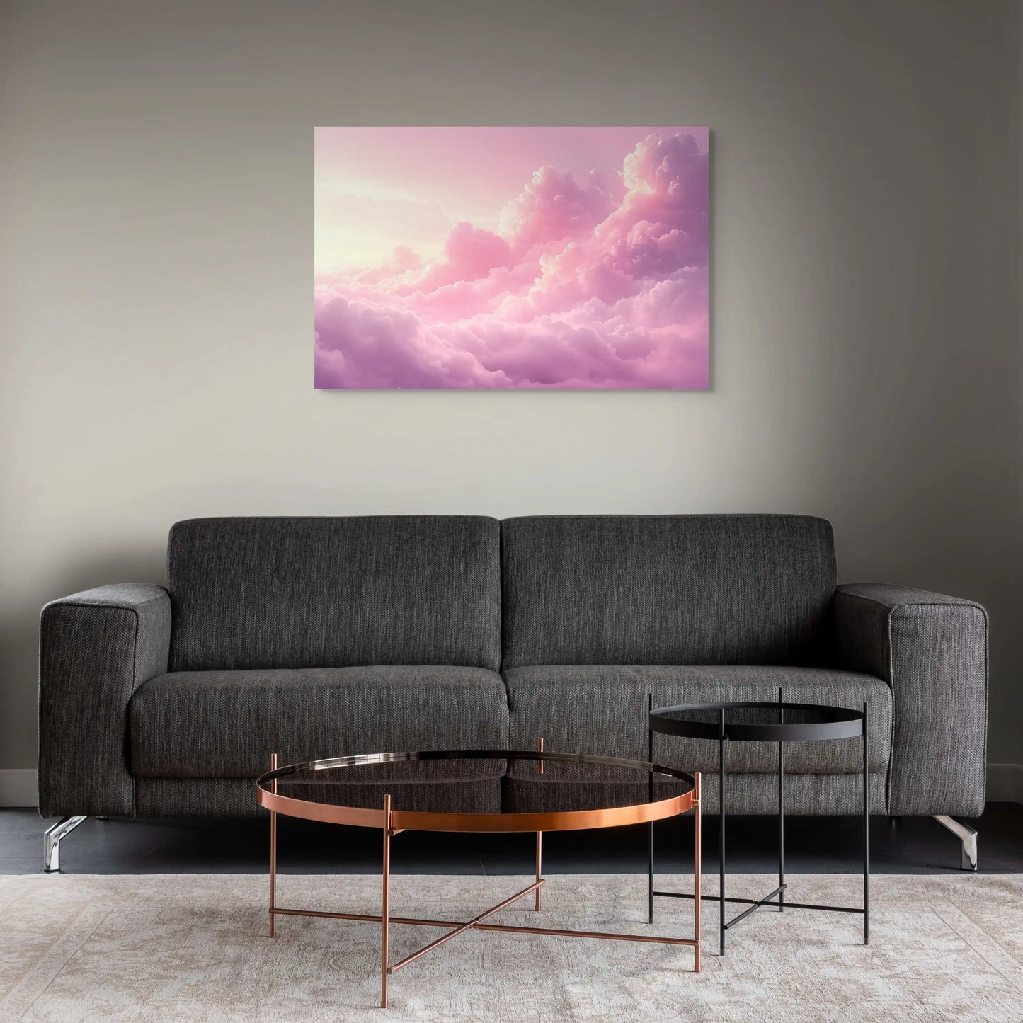 Tableau Nuage Rose Affiches, reproductions et œuvres graphiques Art Virtuoso