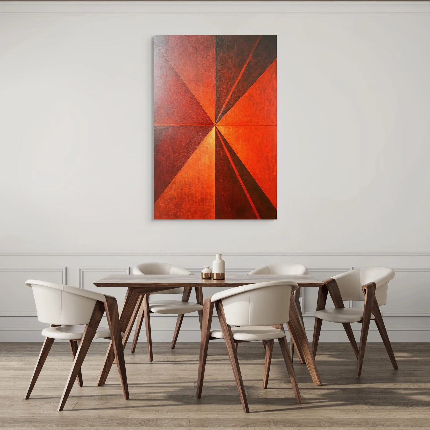 Tableau Orange Terracotta Affiches, reproductions et œuvres graphiques Art Virtuoso