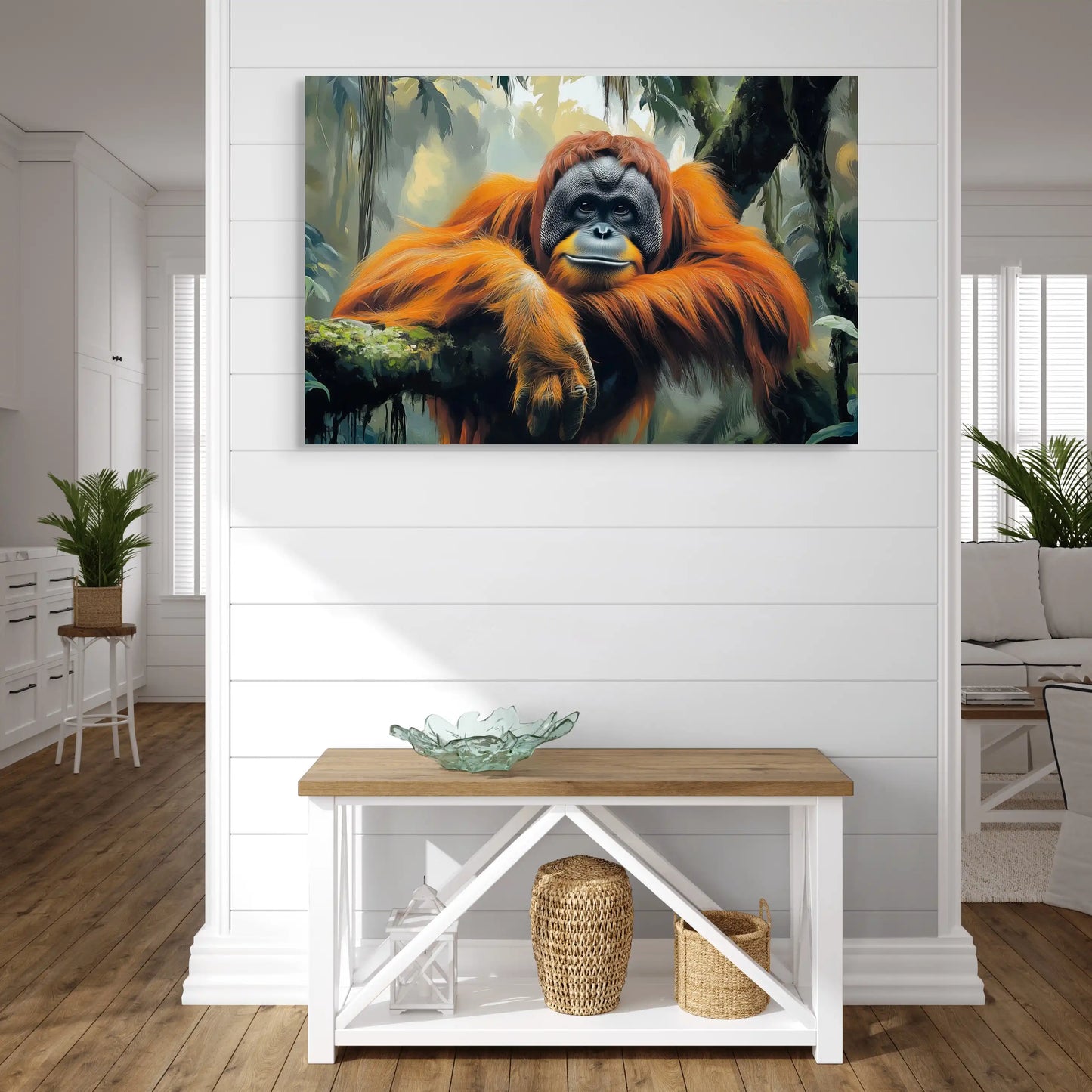 Tableau Orang-Outan : Gardien de la Jungle Affiches, reproductions et œuvres graphiques Art Virtuoso