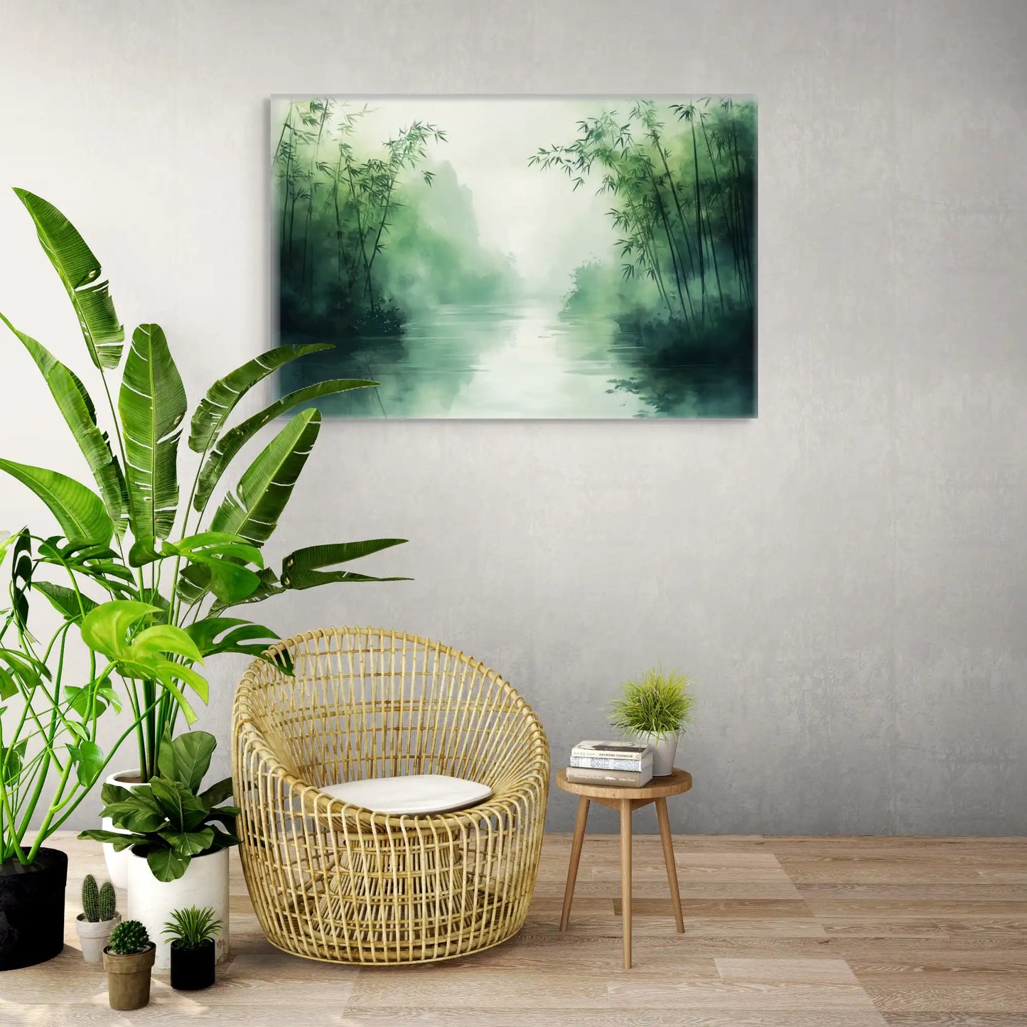 Tableau Paysage Bambou Affiches, reproductions et œuvres graphiques Art Virtuoso