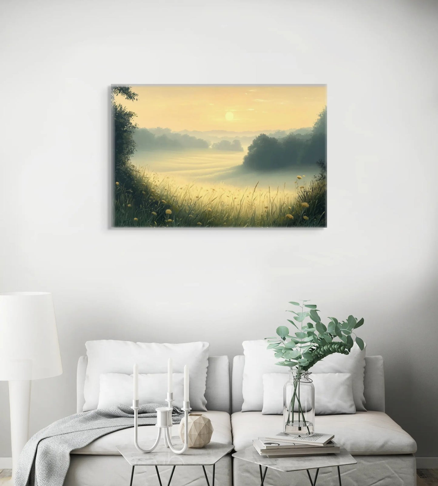 Tableau Paysage Classique - Symphonie du Matin Affiches, reproductions et œuvres graphiques Art Virtuoso