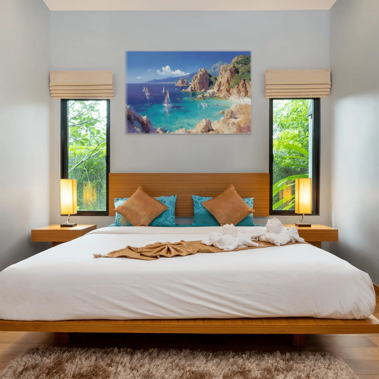 Tableau Paysage Corse Affiches, reproductions et œuvres graphiques Art Virtuoso