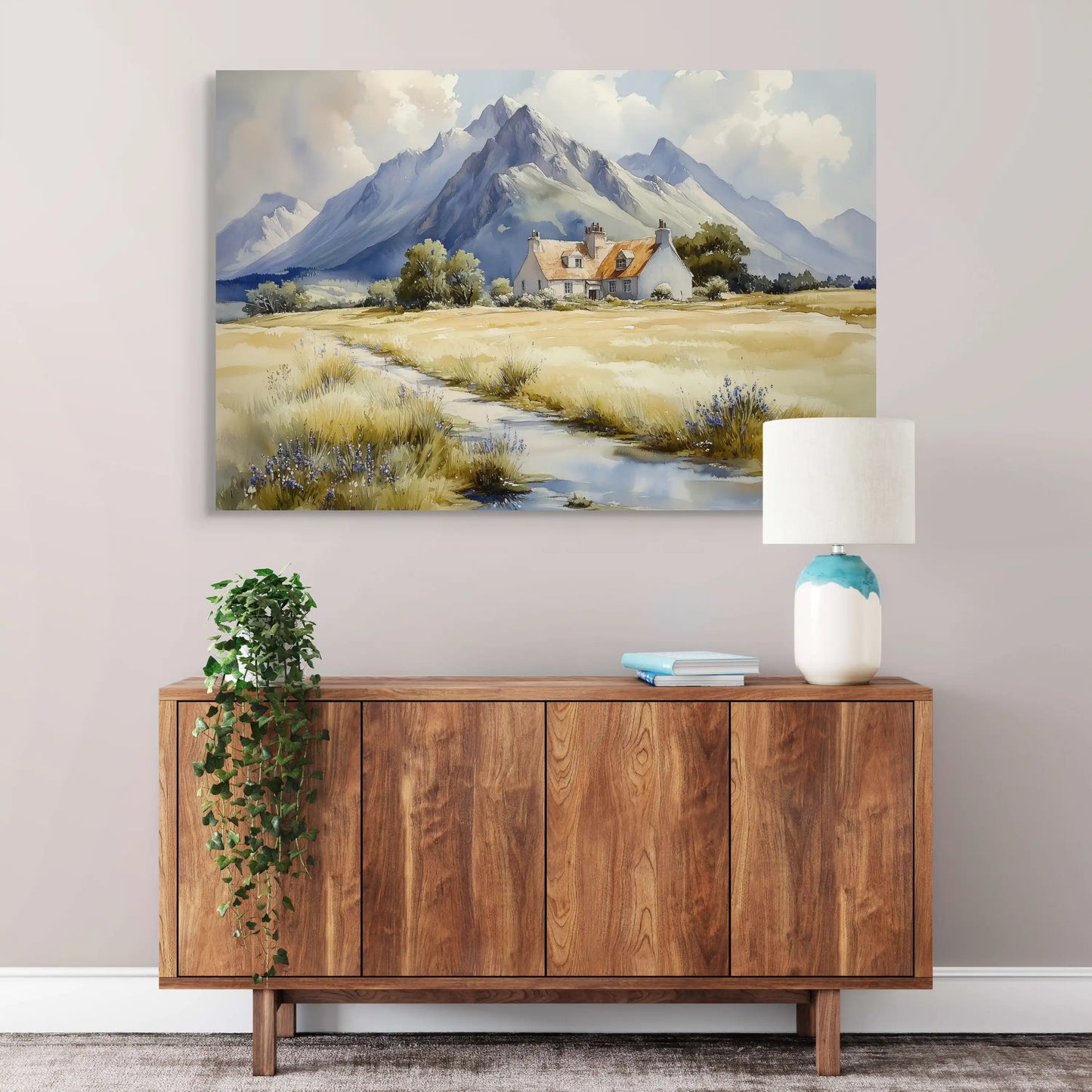 Tableau Peinture Paysage Nature - Harmonie des Saisons Affiches, reproductions et œuvres graphiques Art Virtuoso