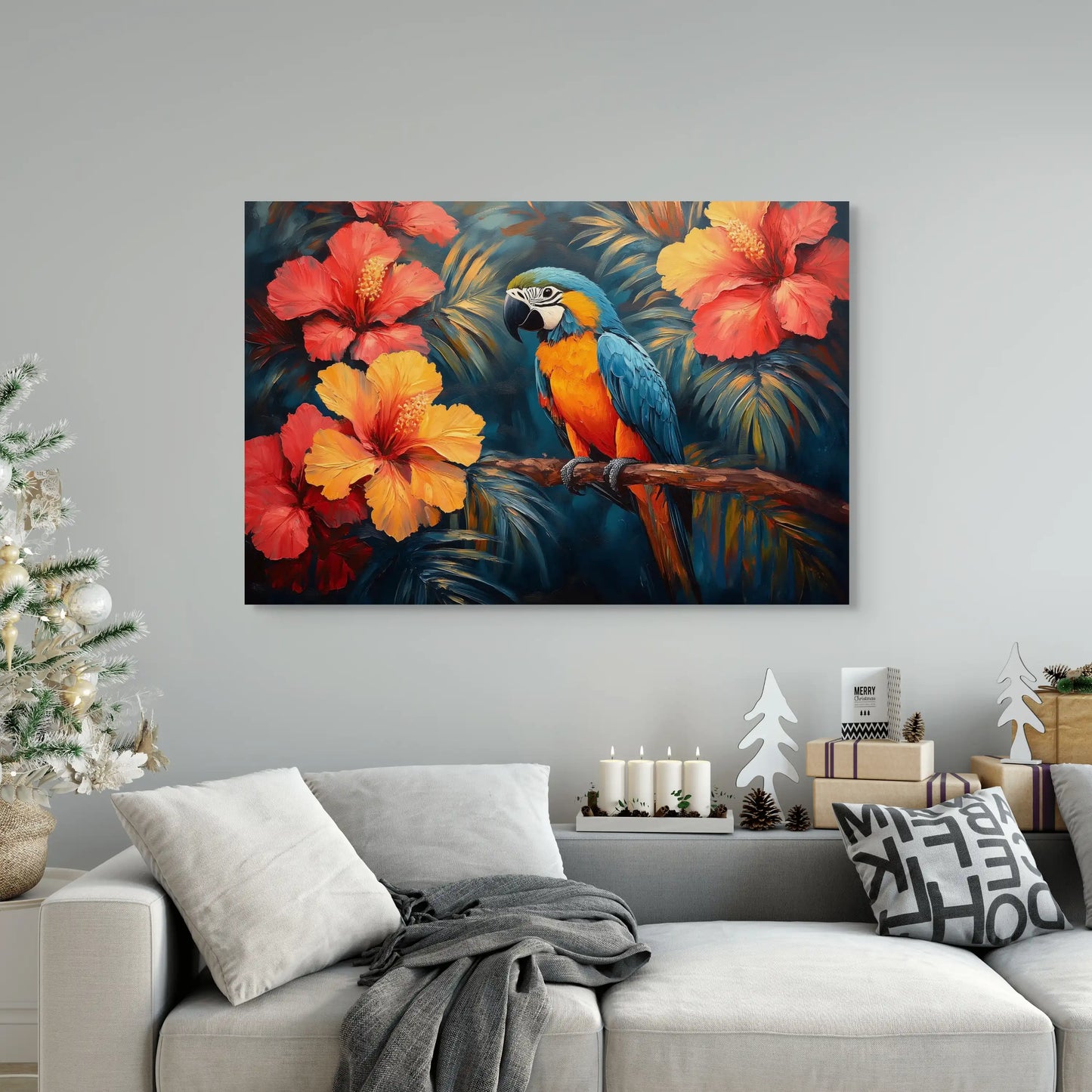 Tableau Perroquet - Jungle Naturelle Affiches, reproductions et œuvres graphiques Art Virtuoso