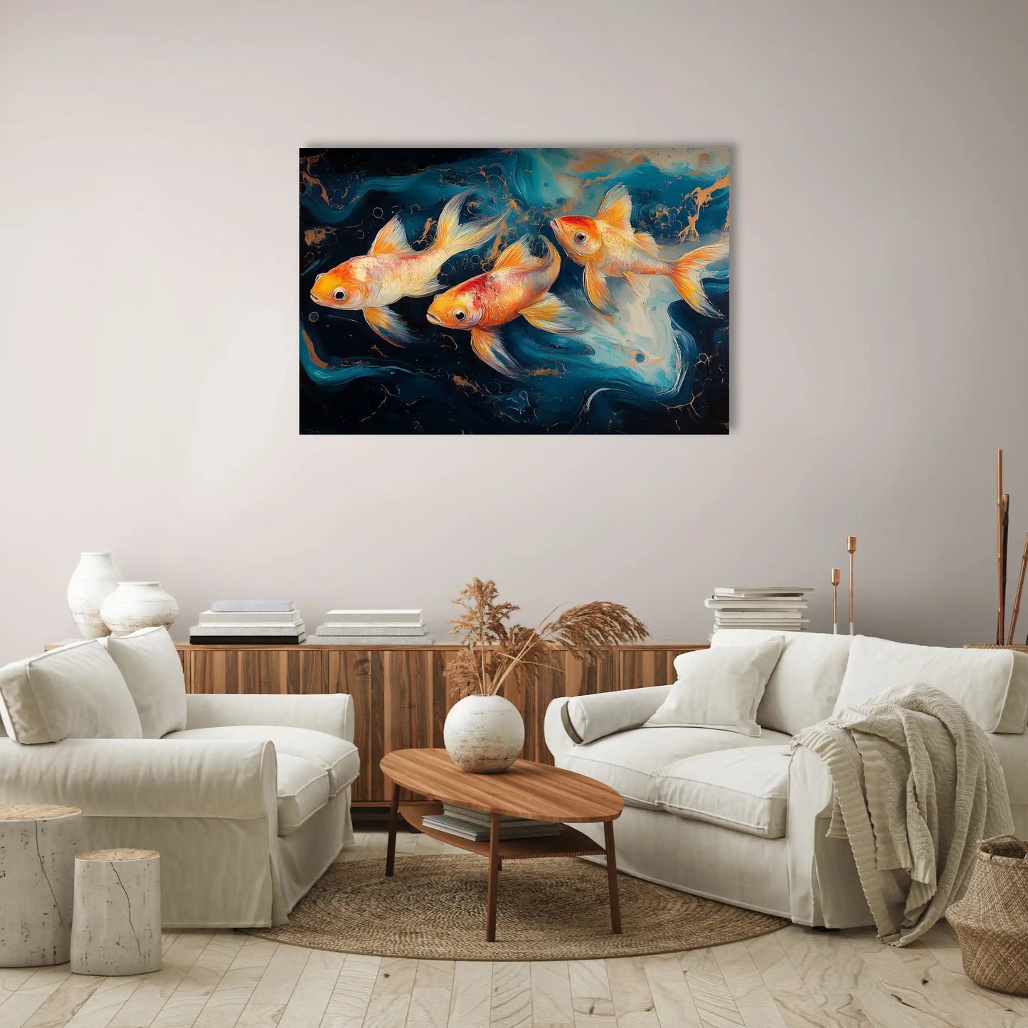 Tableau Poissons - Parade Aquatique