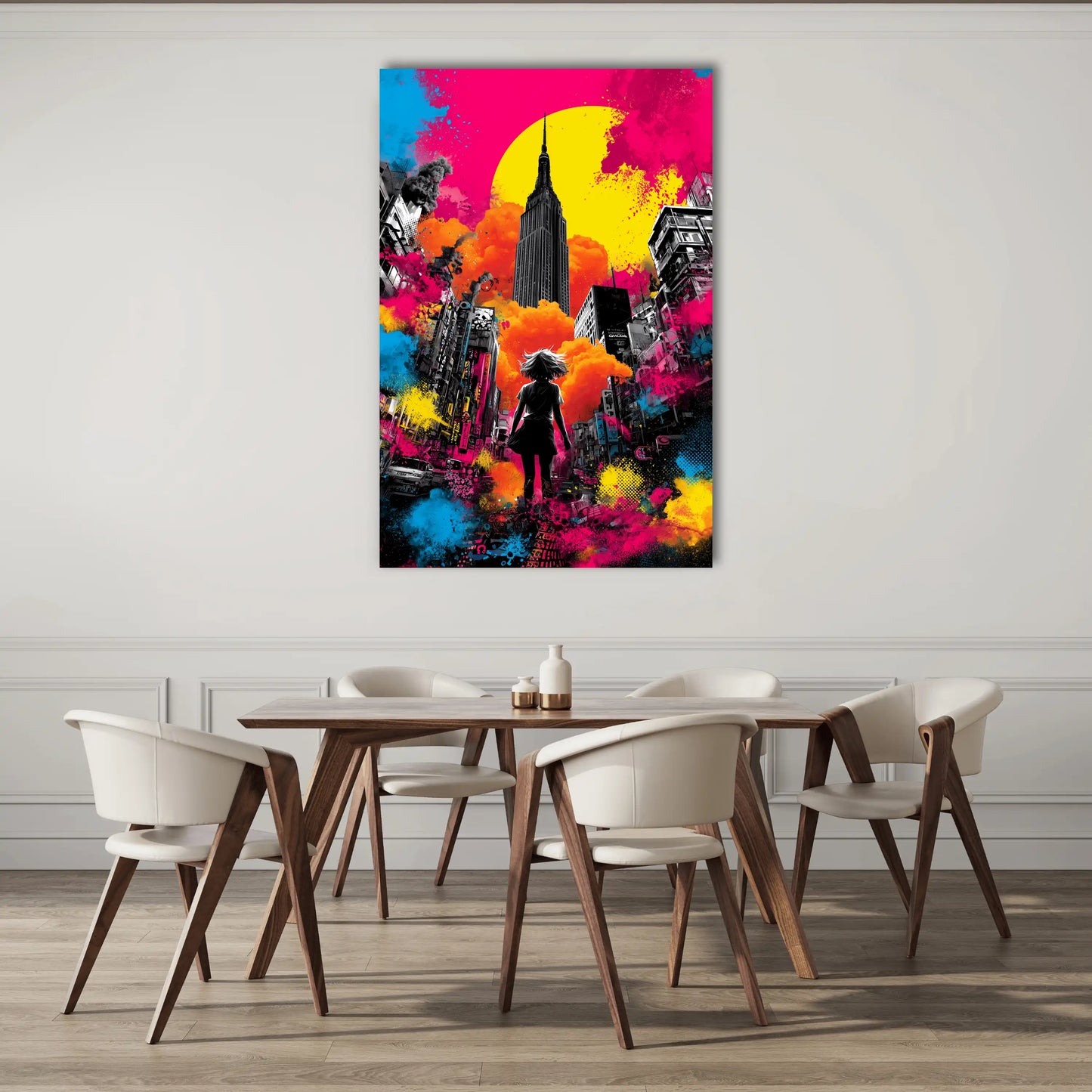 Tableau Pop Art Manga : Urban Dream