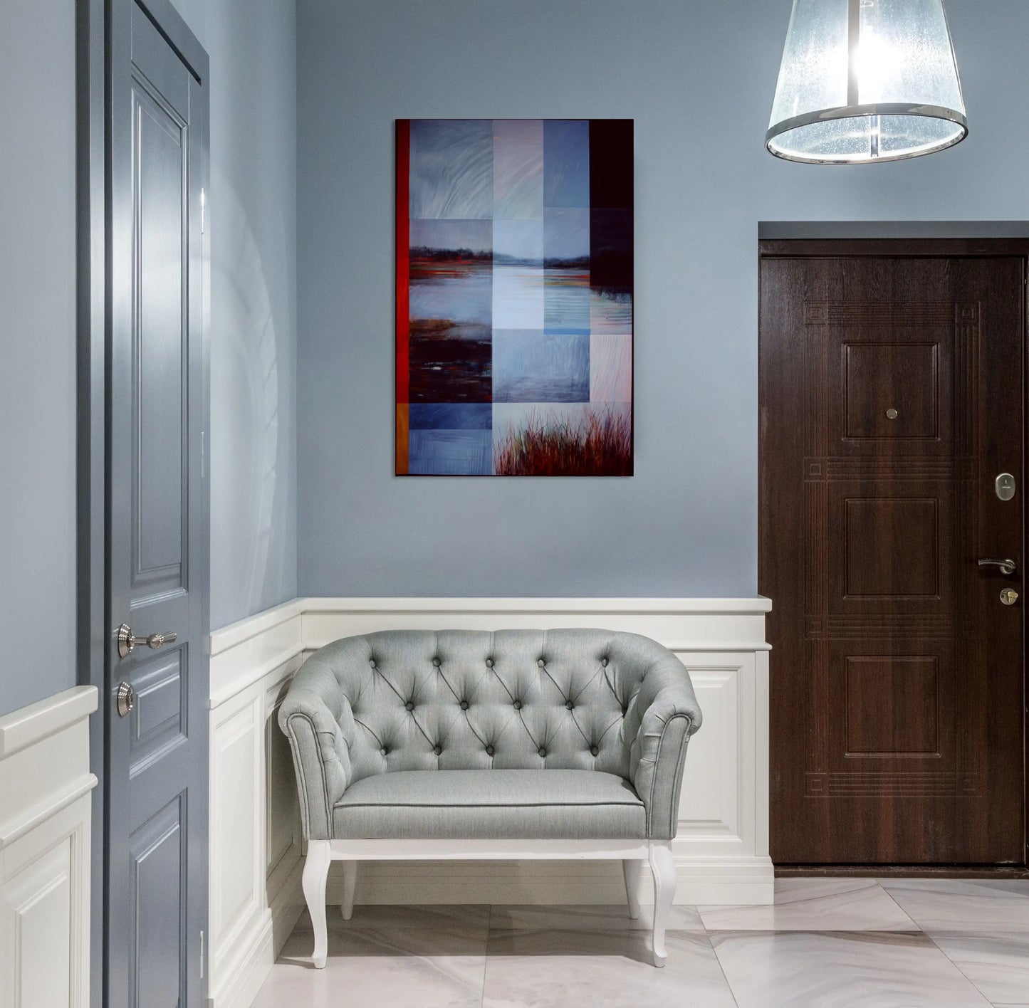 Tableau pour Chambre Scandinave – Horizons feutrés