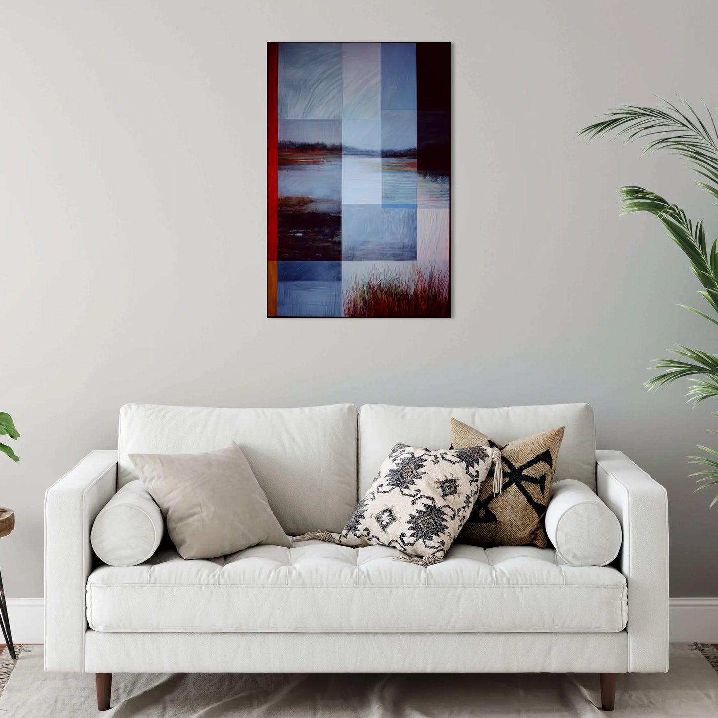Tableau pour Chambre Scandinave – Horizons feutrés