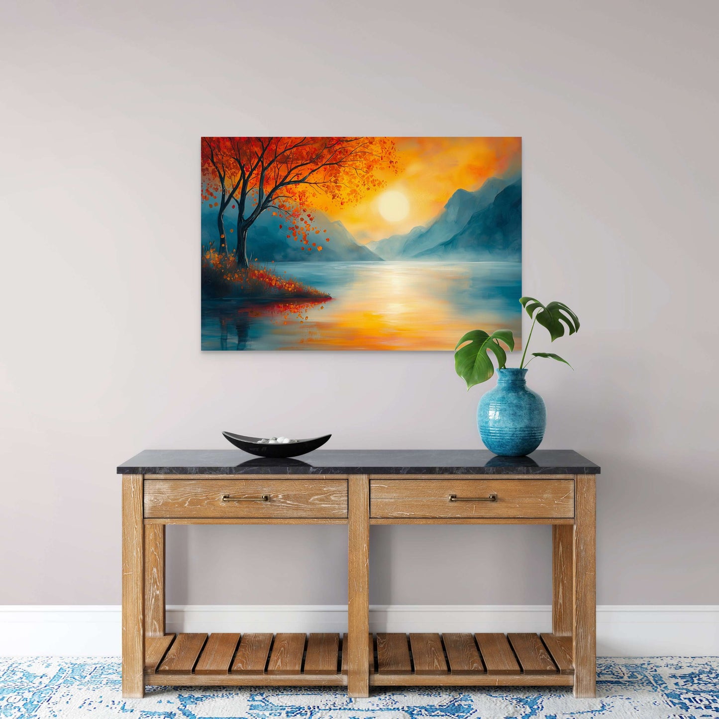 Tableau Romantique - Nature Colorée Affiches, reproductions et œuvres graphiques Art Virtuoso