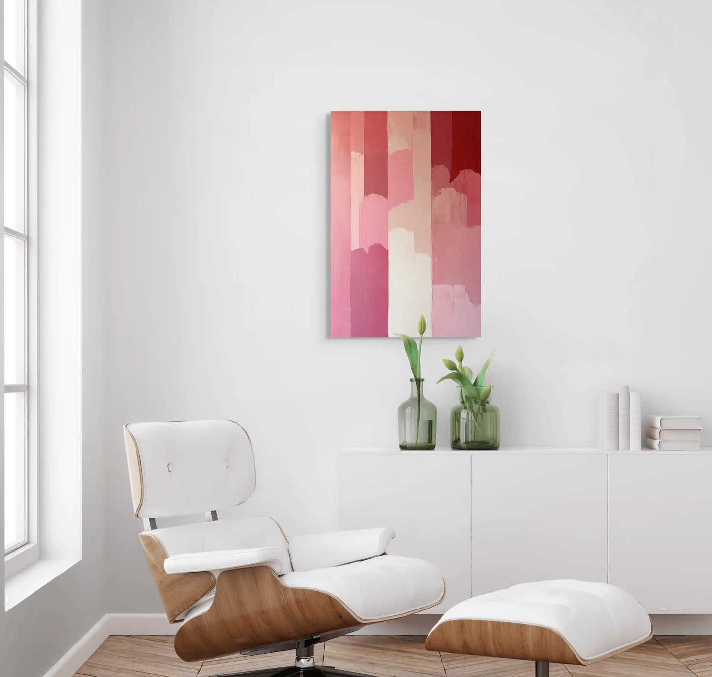 Tableau Rose Chambre : Dégradés Sereins Affiches, reproductions et œuvres graphiques Art Virtuoso