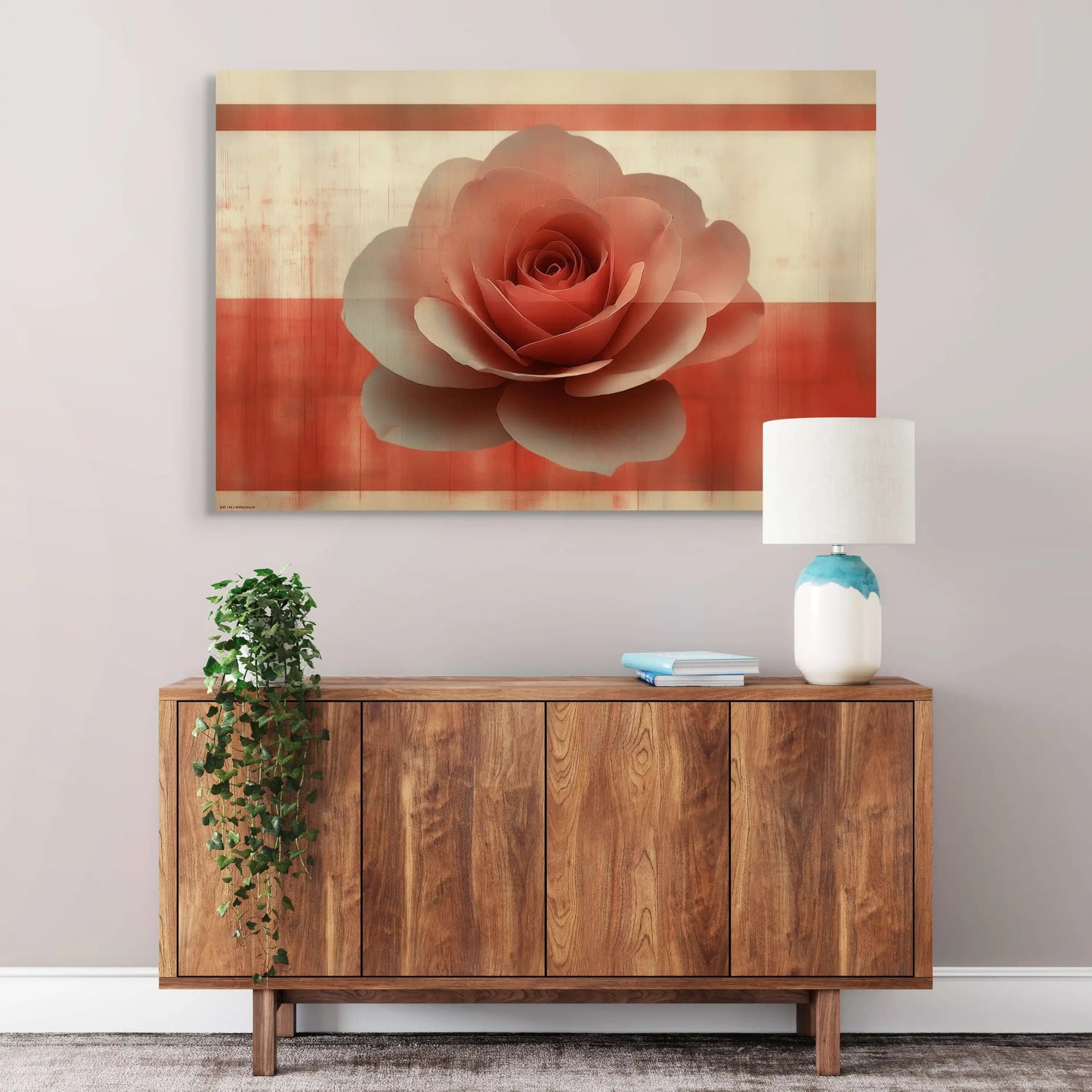 Tableau Rose Terracotta Affiches, reproductions et œuvres graphiques Art Virtuoso