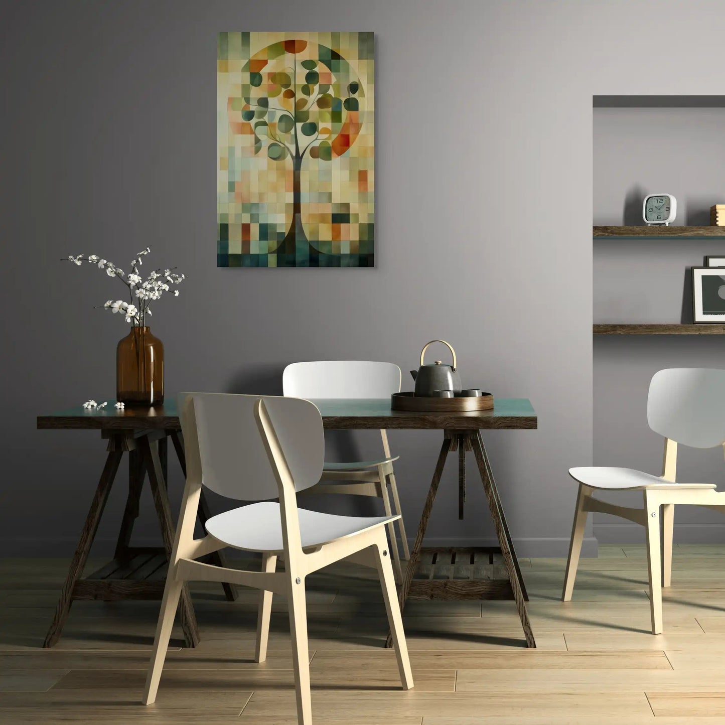 Tableau Scandinave Cuisine - Mosaïque Végétale Affiches, reproductions et œuvres graphiques Art Virtuoso