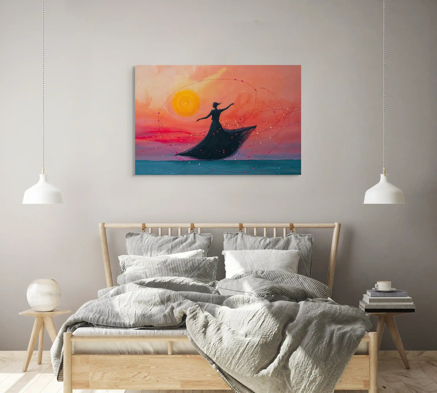 Tableau Silhouette Moderne Affiches, reproductions et œuvres graphiques Art Virtuoso