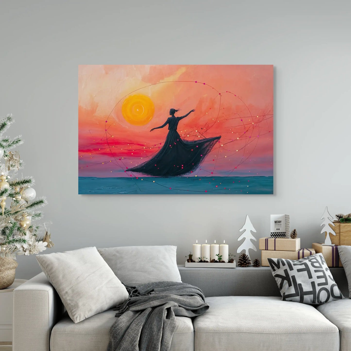 Tableau Silhouette Moderne Affiches, reproductions et œuvres graphiques Art Virtuoso