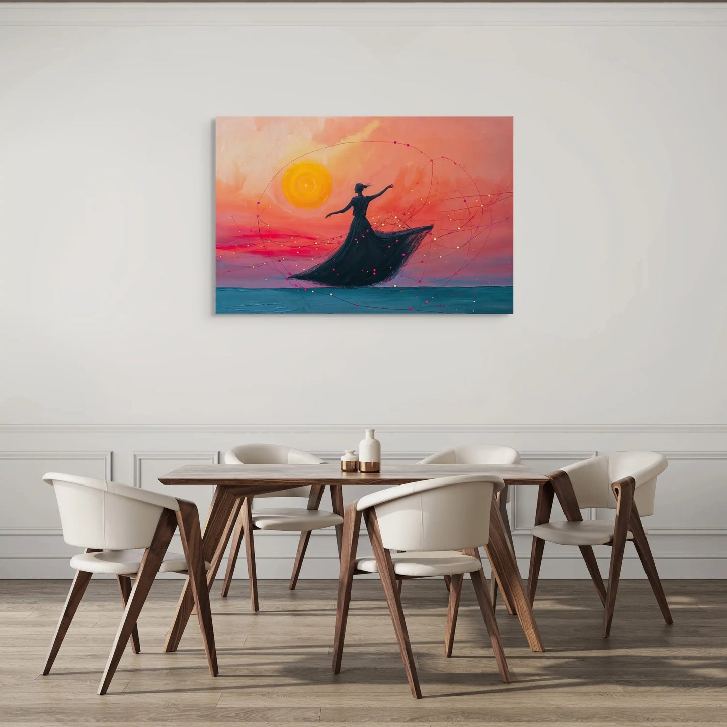 Tableau Silhouette Moderne Affiches, reproductions et œuvres graphiques Art Virtuoso