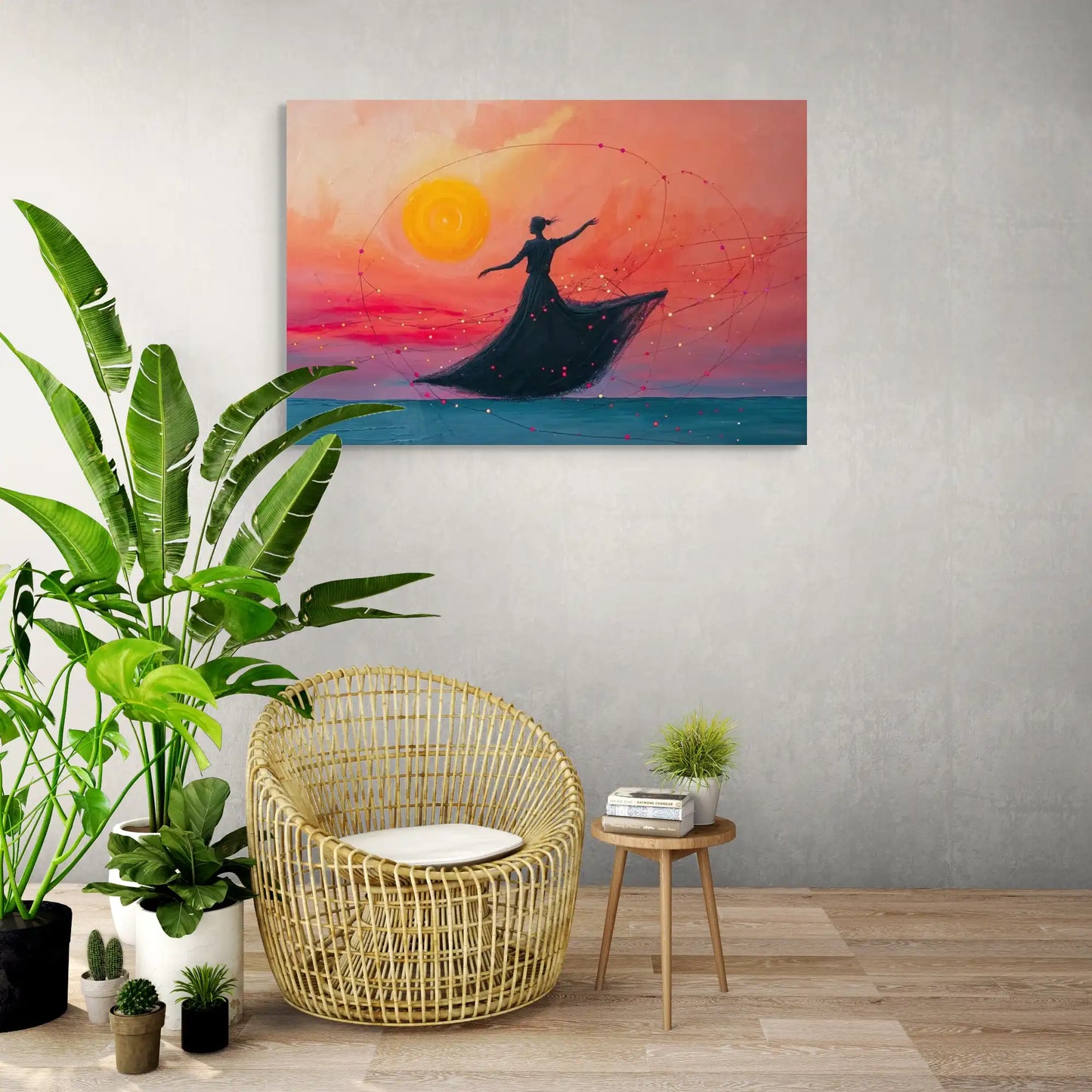 Tableau Silhouette Moderne Affiches, reproductions et œuvres graphiques Art Virtuoso