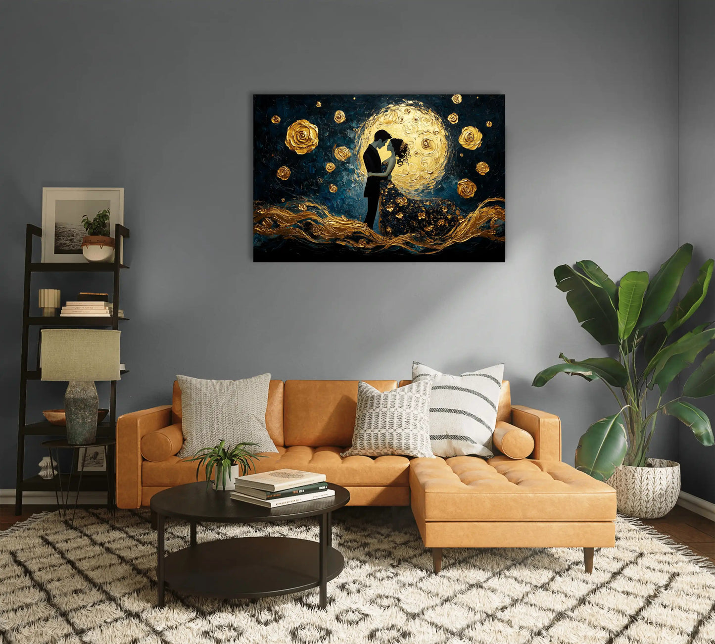 Tableau St Valentin : Nuit Étoilée d'Amour