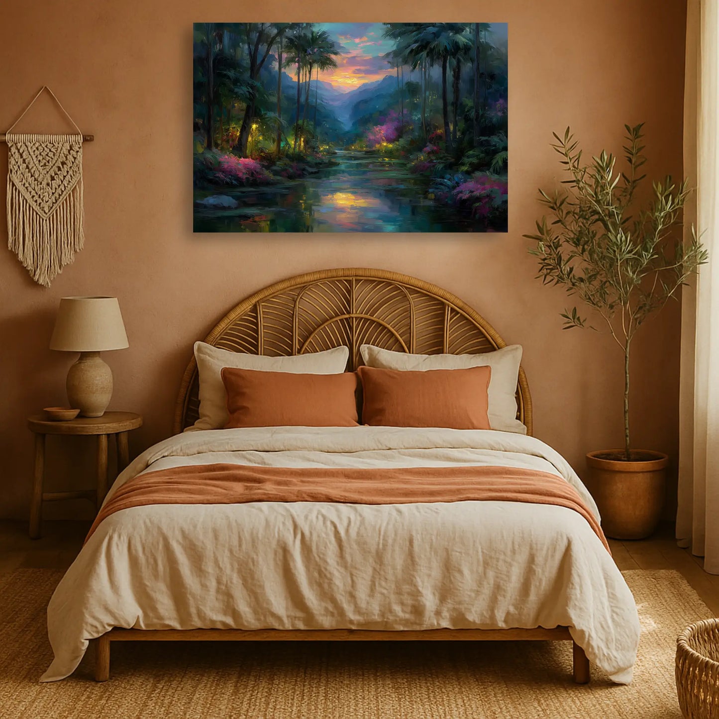 Tableau Style Jungle : Rivière des Songes