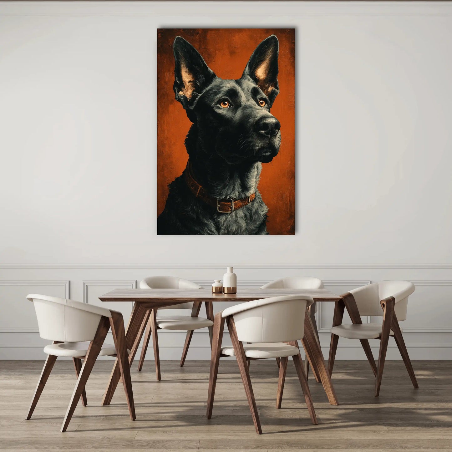 Tableau Tete de Chien avec Corps d Homme - Balthazar