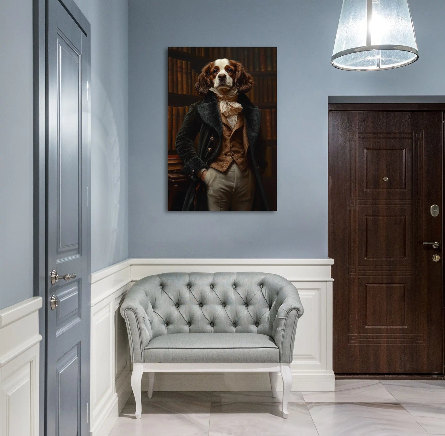 Tableau Tete de Chien avec Corps d Homme - Balthazar